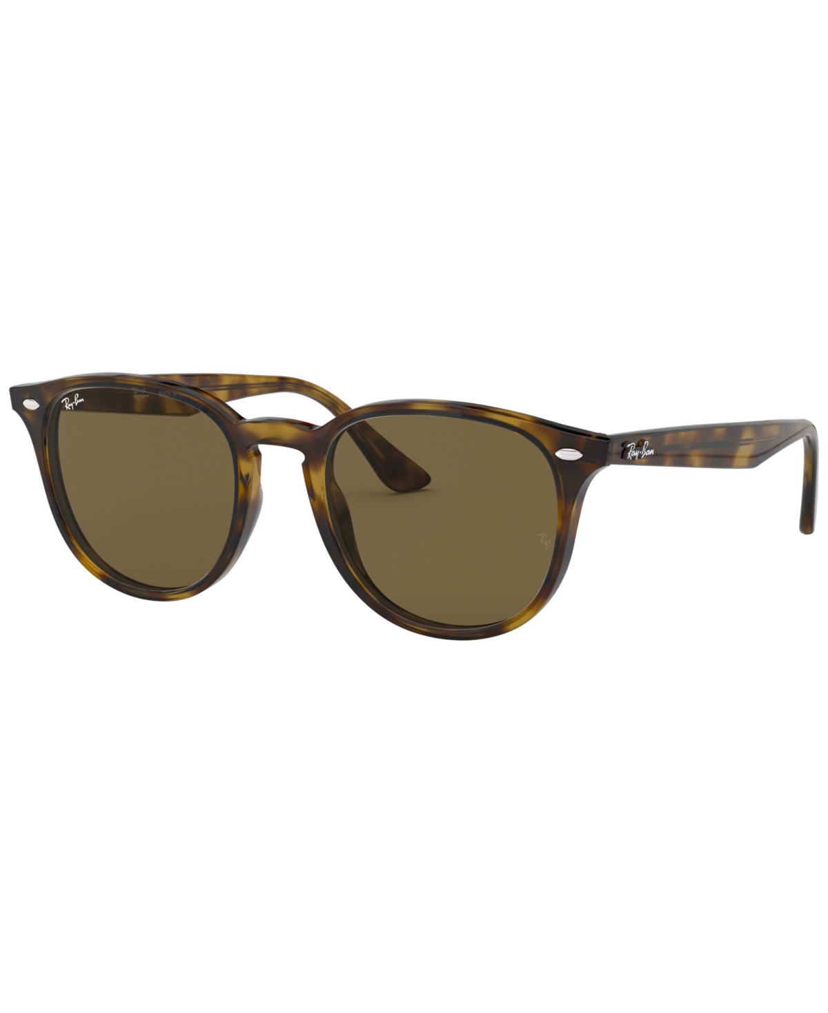 Ray Ban Low Bridge Fit Sunglasses, Rb4259f In Light Havana,dark Brown