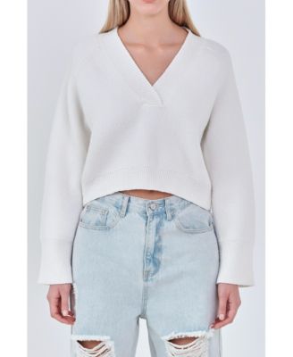 Grey Lab Women's Cable Knit Polo Top - Macy's