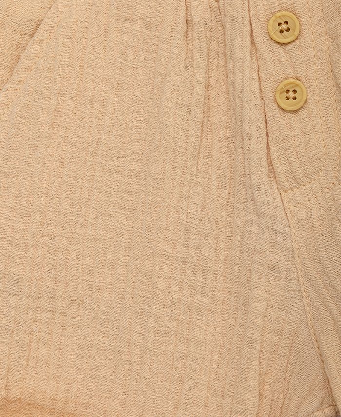 Little Me Baby Boys Dog Gauze Top and Shorts, 2 Piece Set & Reviews