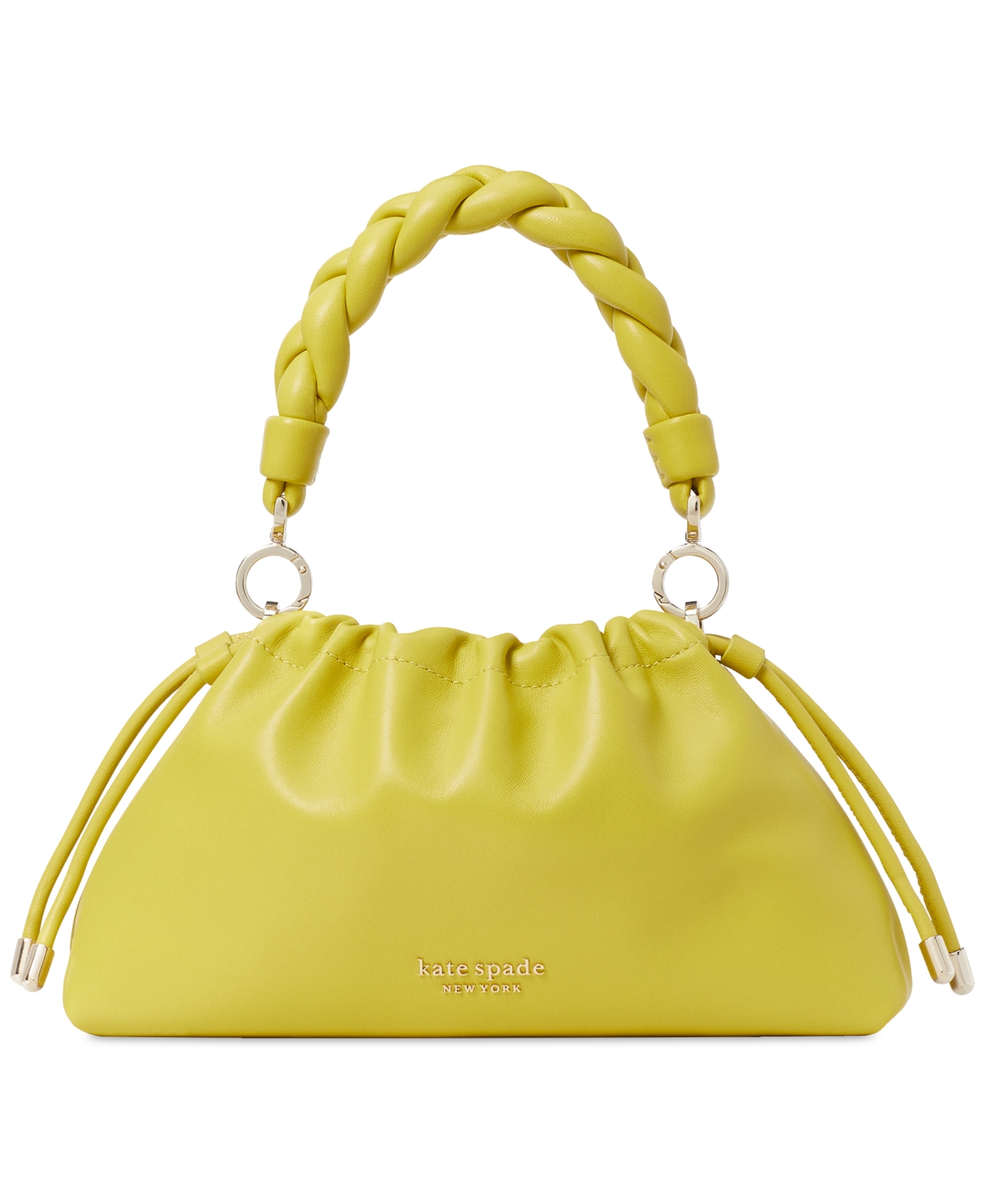 Kate Spade Meringue Leather Crossbody Bag In Yellow