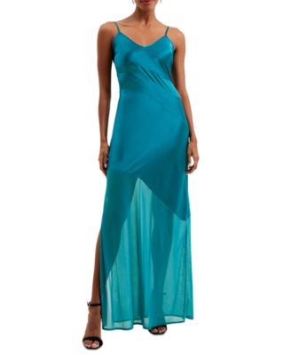 French Connection - Women's Asymmetrical Side-Slit Dress