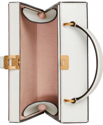 Slice Printed Spazzolato Leather Mini Pizza Box Bag 