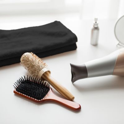 Bleach-Safe Cotton Salon Towels (12 Pack), Full Size 16x28 in., Solid Color, Absorbent Hair Drying Towel, Perfect for Salon and Spa