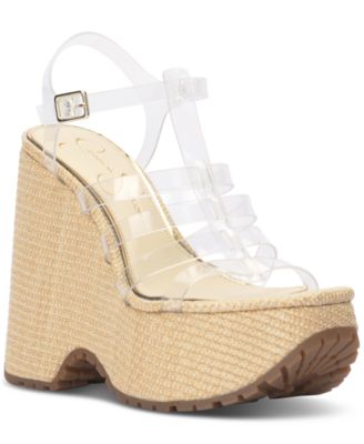 Jessica Simpson - Divinia Strappy Platform Wedge Sandals