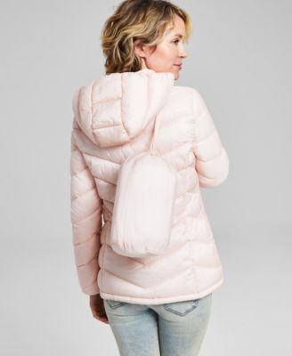 Women's Packable Hooded Puffer Coat, Created for Macy's
