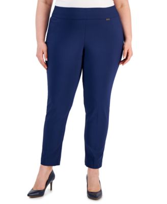 I.N.C. International Concepts - Plus Size Bengaline Skinny Pants