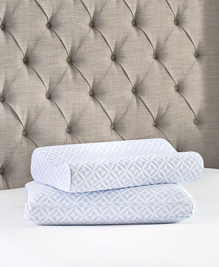 ProSleep Cool Comfort Memory Foam Contour Bed Pillow, King Macy's