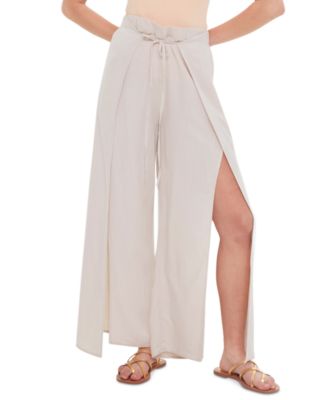 Black Tape - Women's High Rise Tie-Waist Wrap Pants