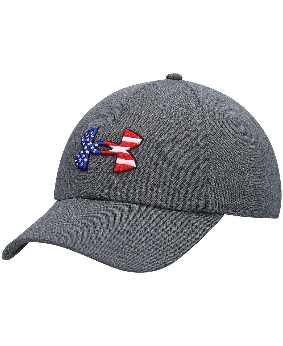 Under Armour Men's  Graphite Freedom Blitzing Adjustable Hat In Gray