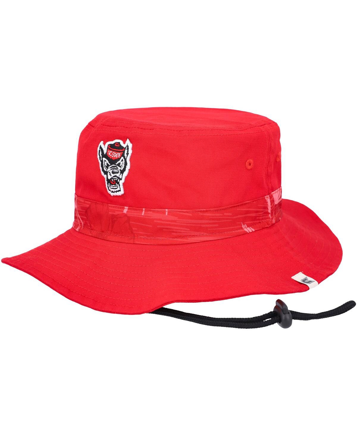 Shop Colosseum Men's  Red Nc State Wolfpack What Else Is New? Bucket Hat
