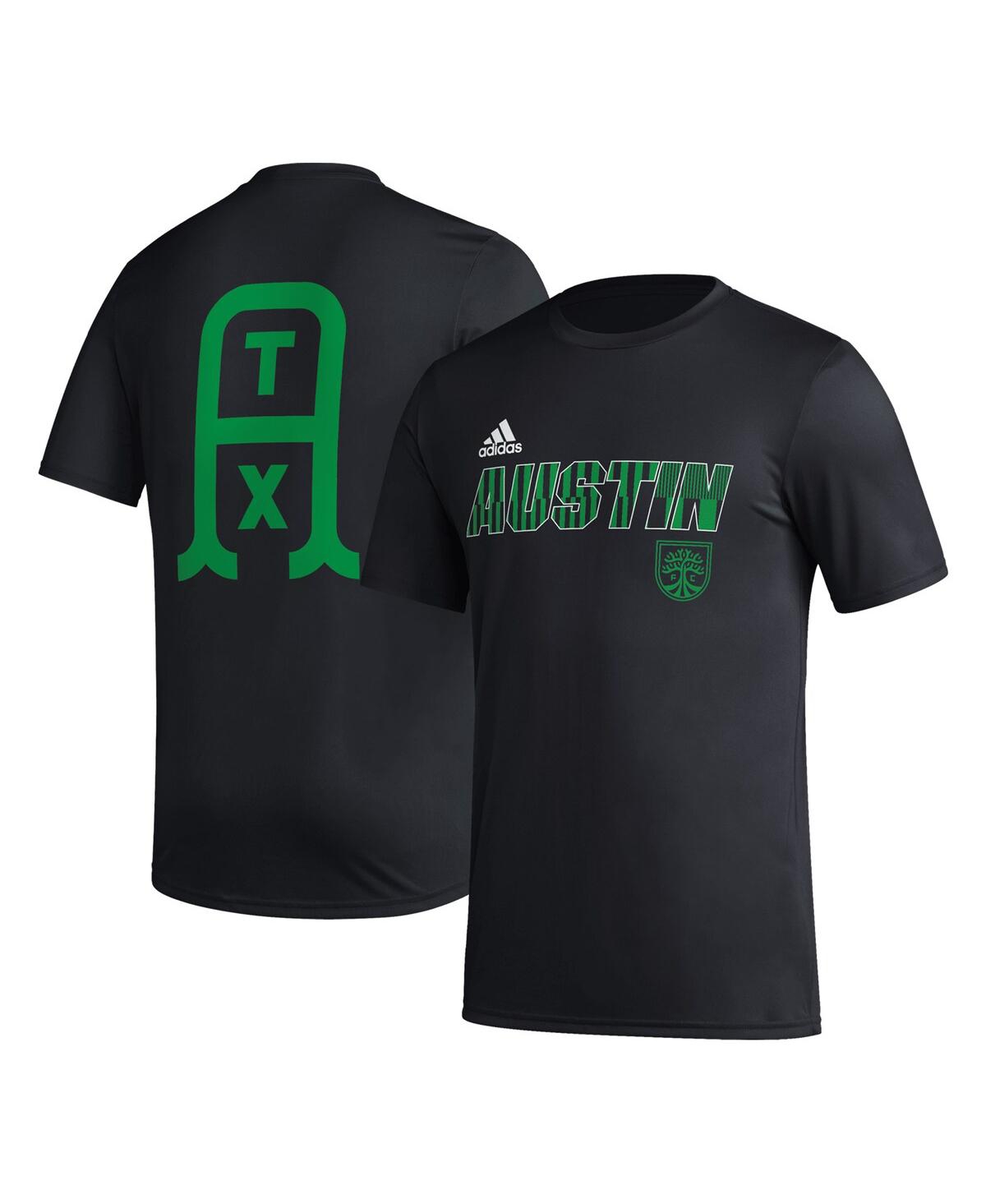 Men's adidasAustin Fc Team Jersey Hook Aeroready T-shirt - Black