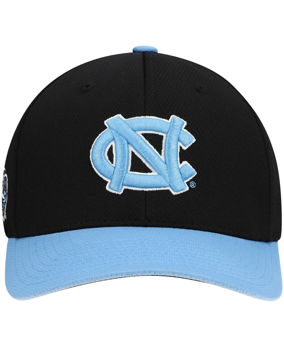 Men's Top of the World Carolina Blue North Carolina Tar Heels Two-Tone Reflex Hybrid Tech Flex Hat - Carolina Blue