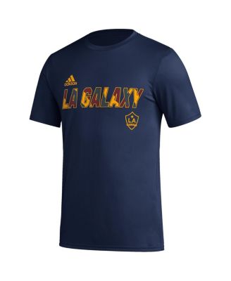 Men's Navy LA Galaxy Team Jersey Hook AEROREADY T-shirt