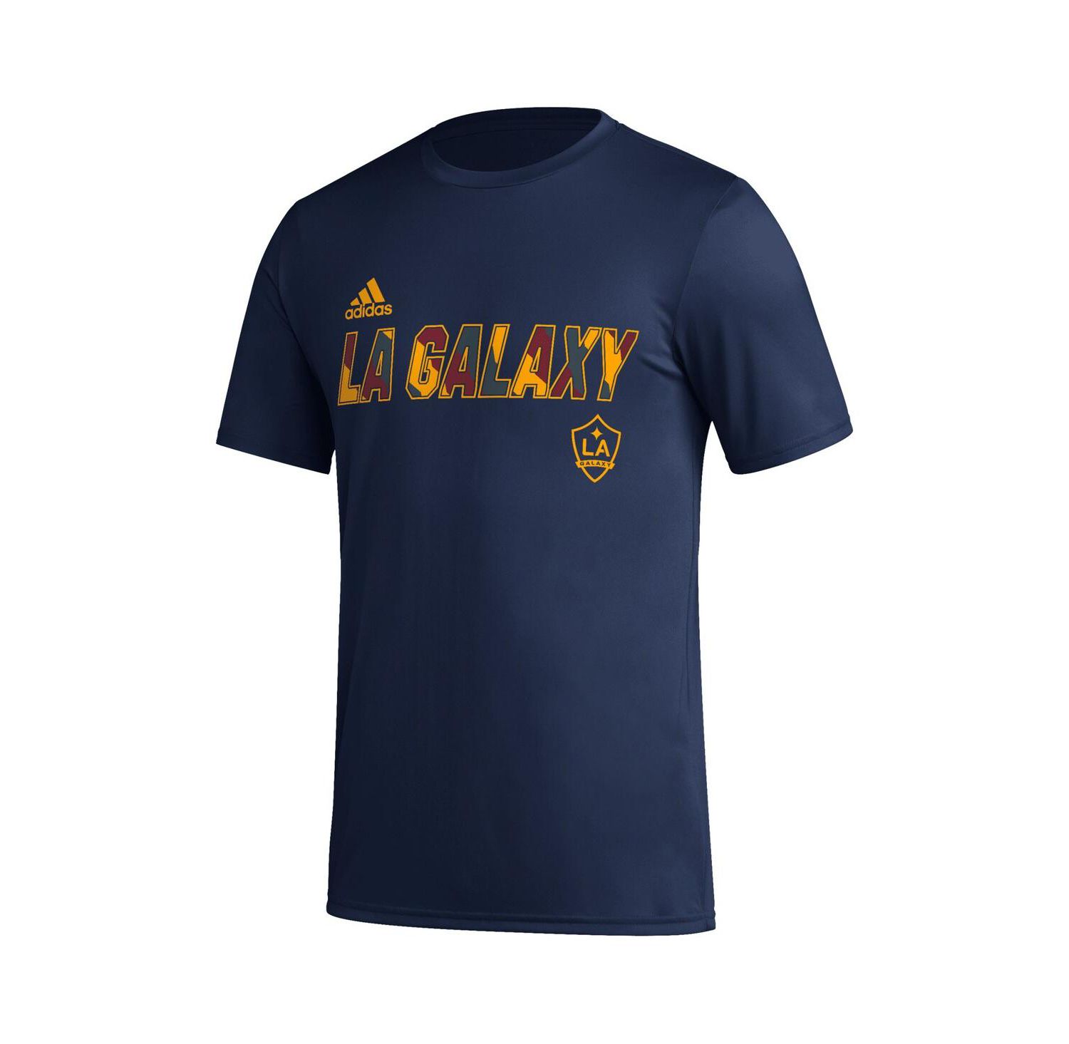 Men's Navy LA Galaxy Team Jersey Hook AEROREADY T-shirt