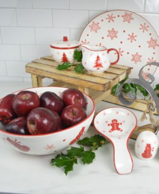 Winterfest Holiday Round Serving Bowl