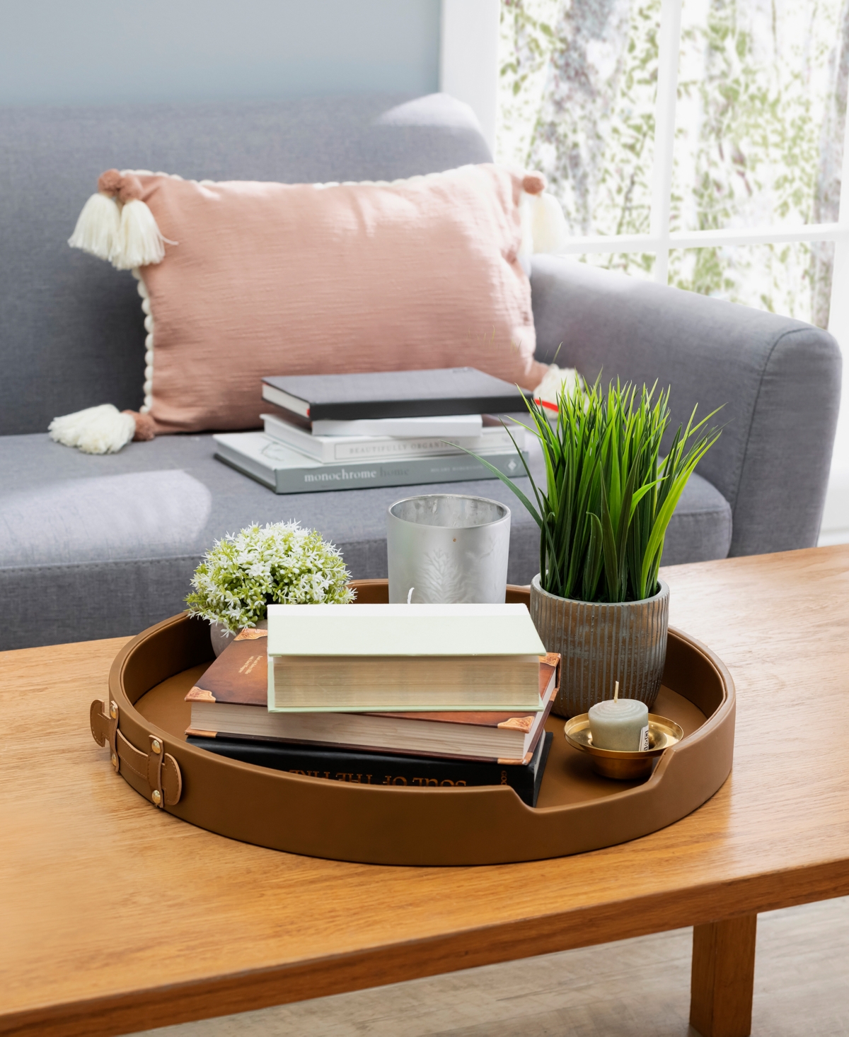 LightRound Tray - Brown