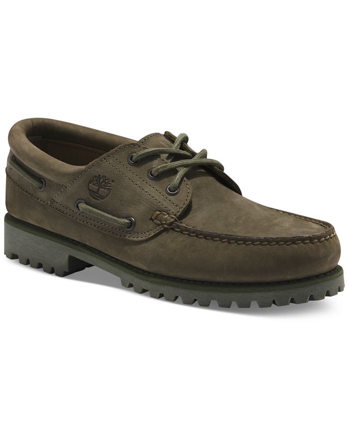 Timberland Men's Authentics 3 Eye Classic Lug Boat Shoe from