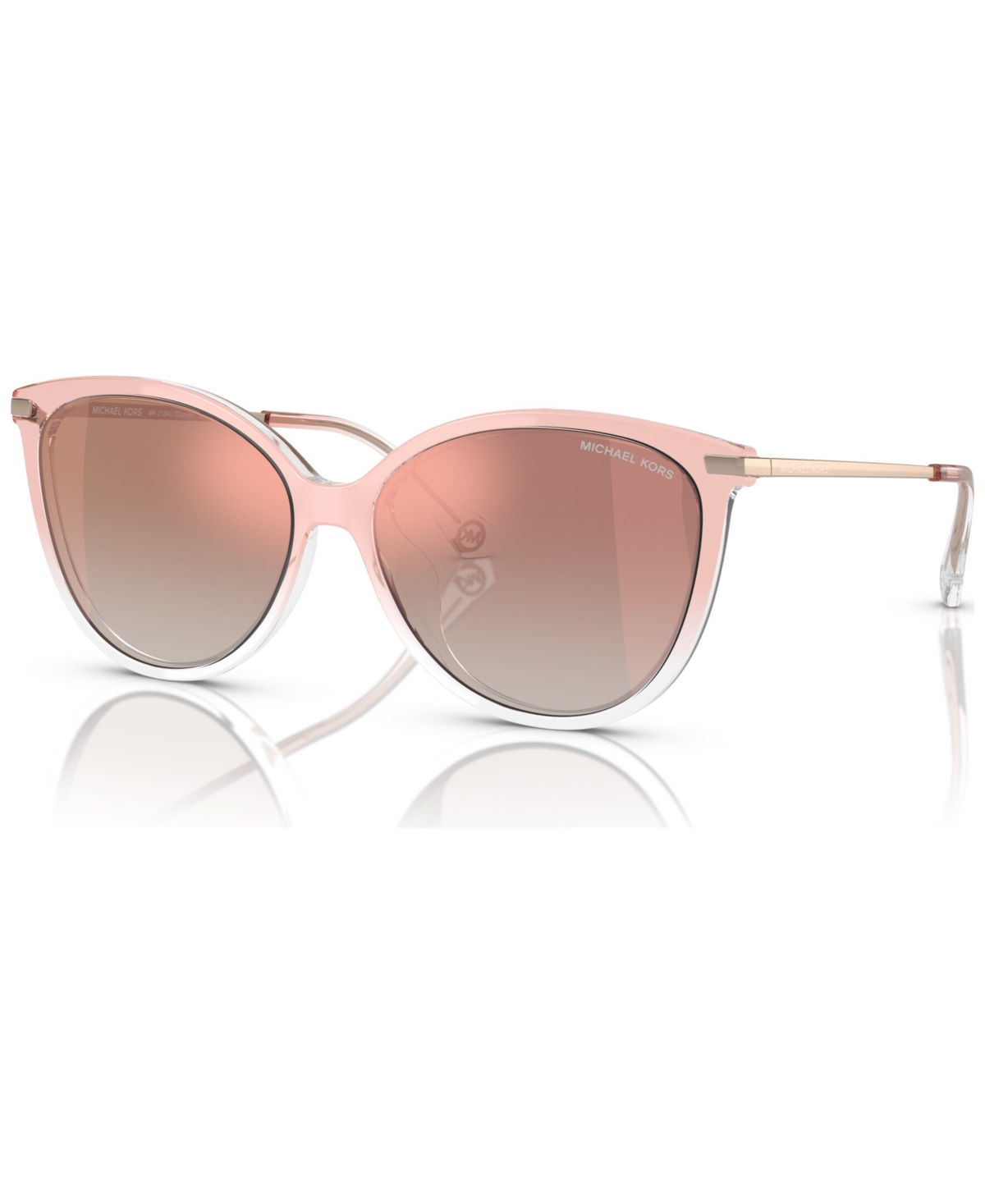 Shop Michael Kors Women's Sunglasses, Dupont In Pink To Clear