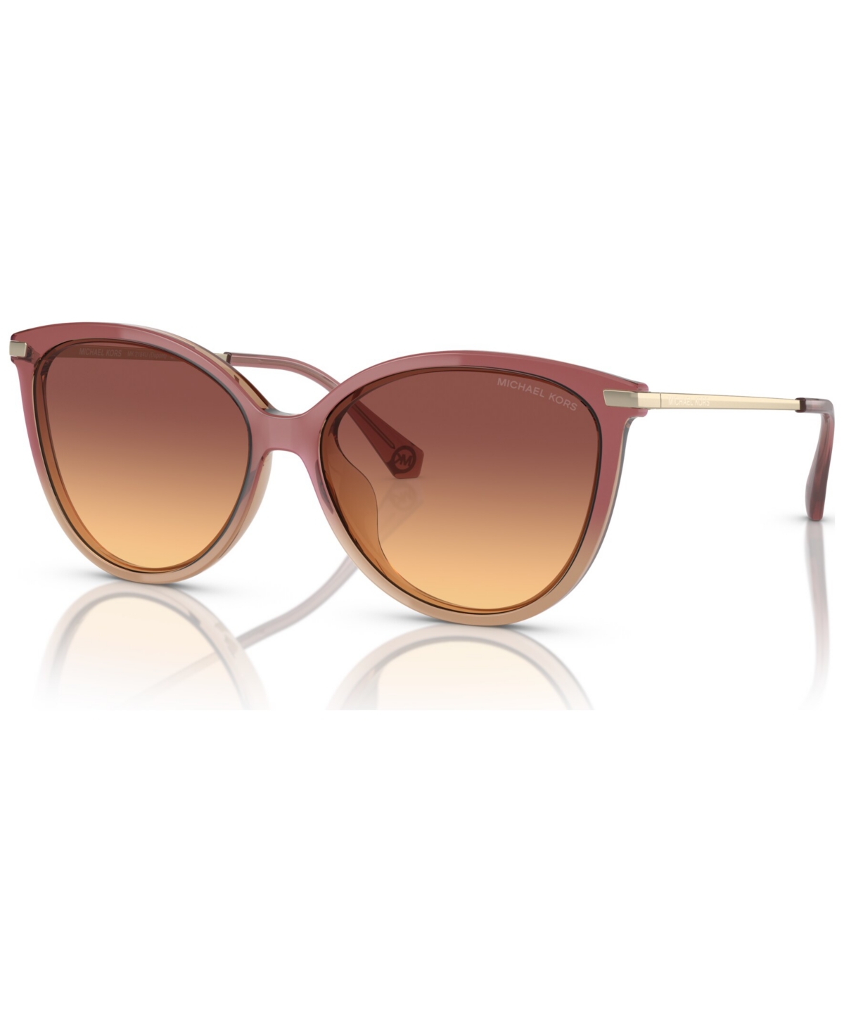 Shop Michael Kors Women's Sunglasses, Dupont In Dusty Rose Light Brown