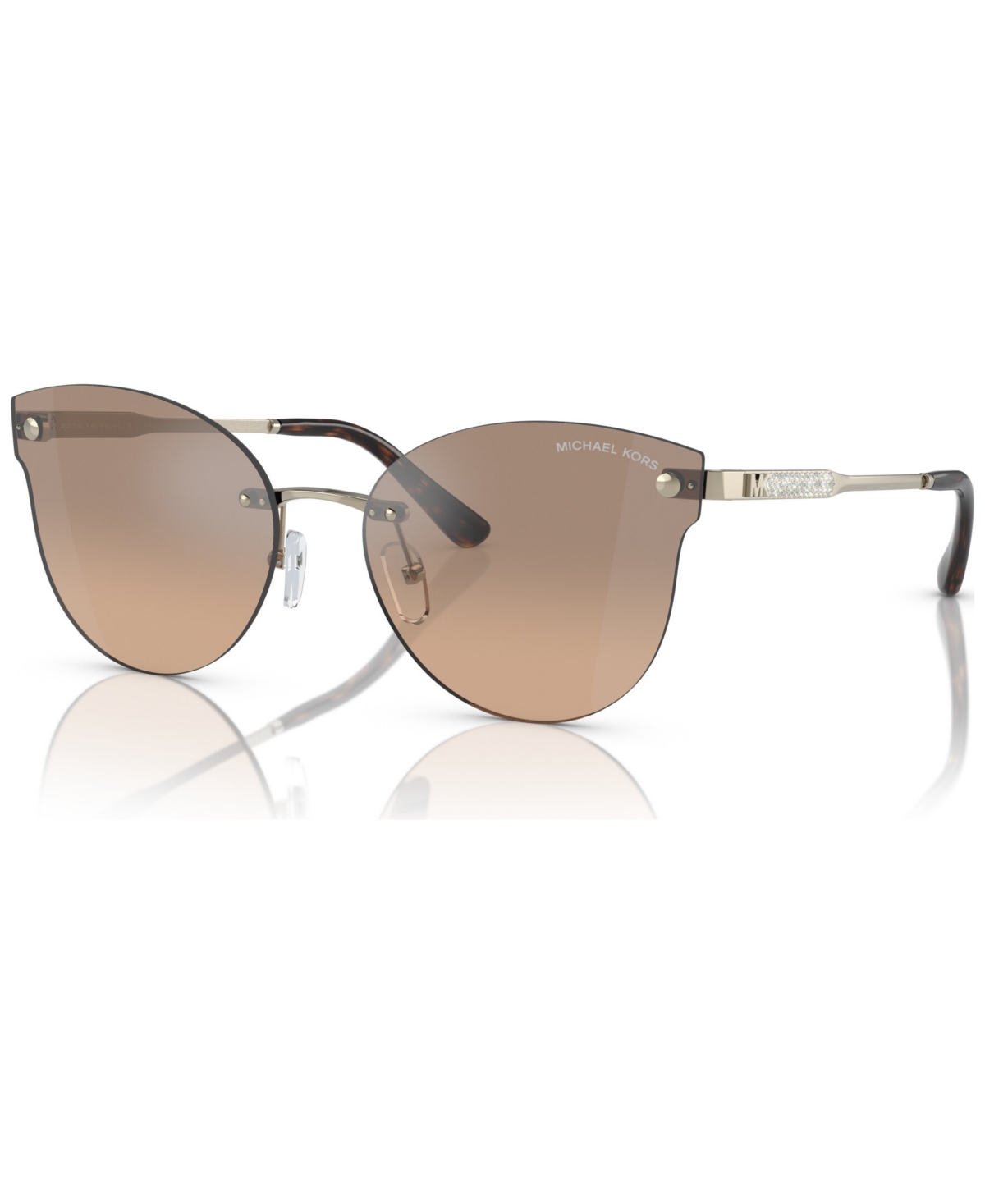 Shop Michael Kors Women's Sunglasses, Astoria In Light Gold-tone