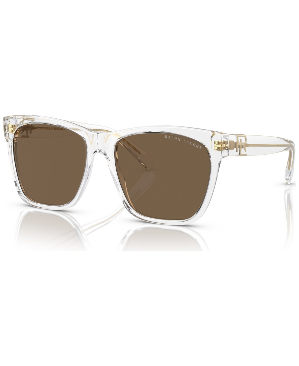 Shop Ralph Lauren Women's Sunglasses, The Ricky Ii In Crystal