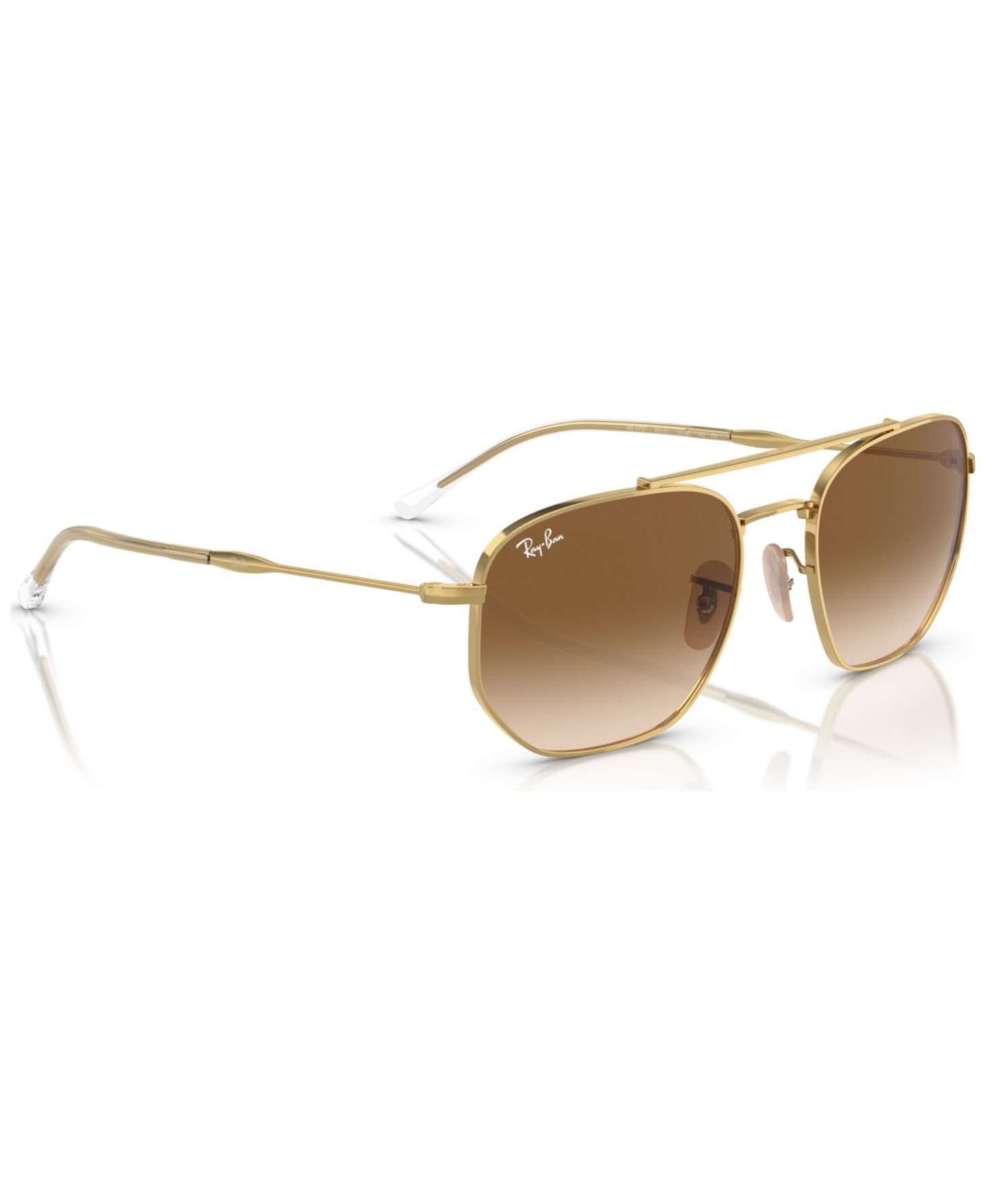 Солнцезащитные очки Ray-Ban Unisex Sunglasses, RB3707, цвет: Золотой — фото 2