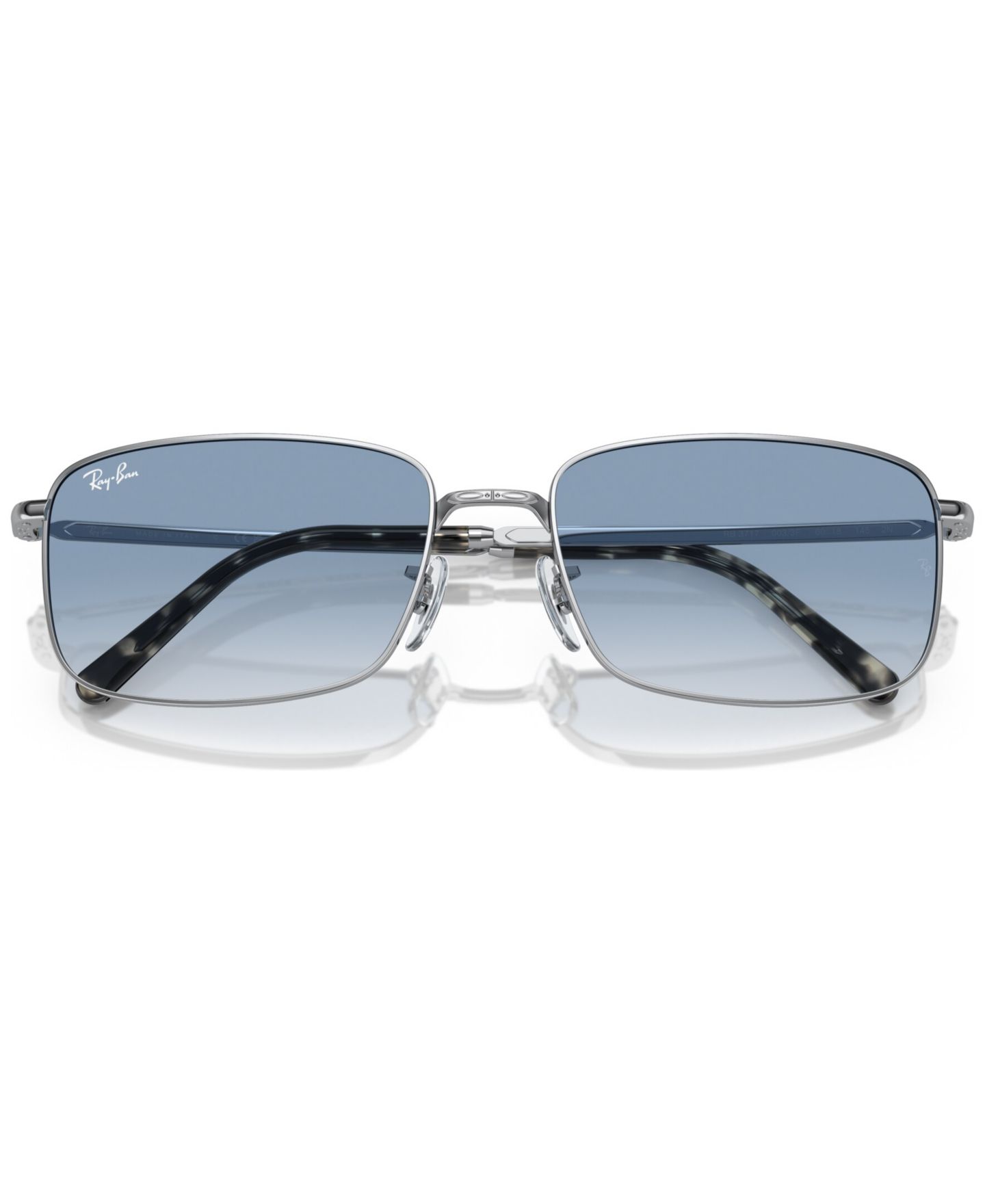 Солнцезащитные очки Ray-Ban Unisex Sunglasses, RB3717, цвет: Серебряный — фото 6