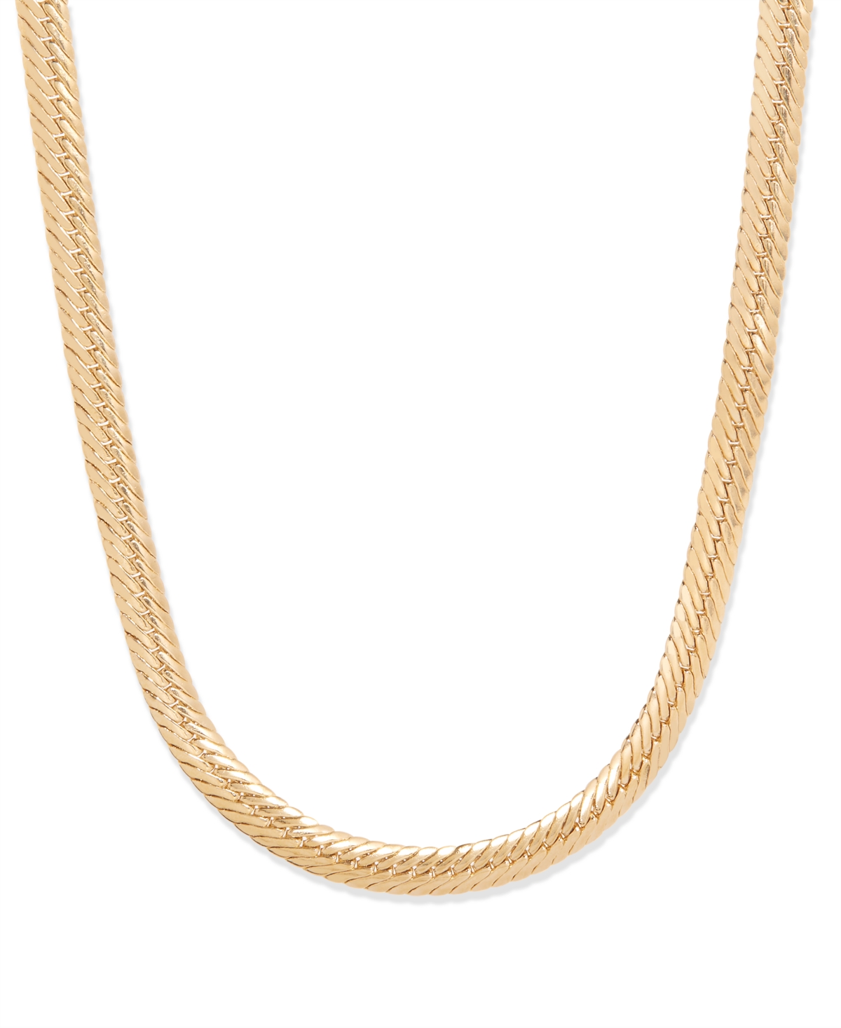 14K Gold-Plated Wells Chain Necklace - Gold