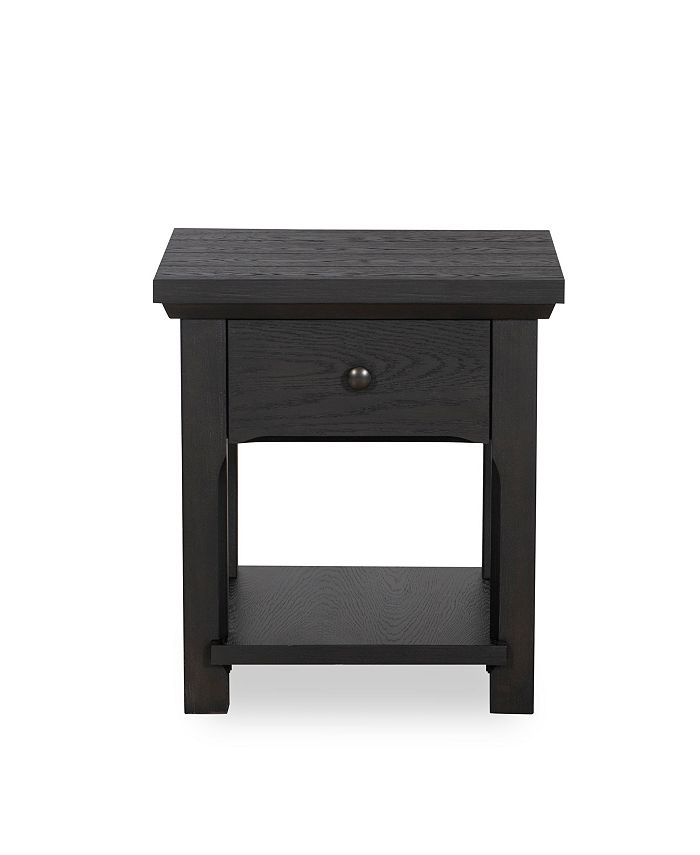 Home Furniture Outfitters Westcliff End Table with Drawer Macy's