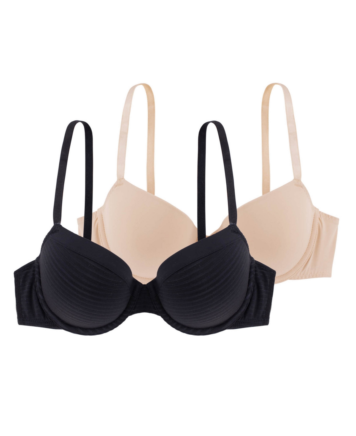 Dorina Women's Louise 2 Piece Light Padded Silky Demi Bra, D001925MI066 - Nude