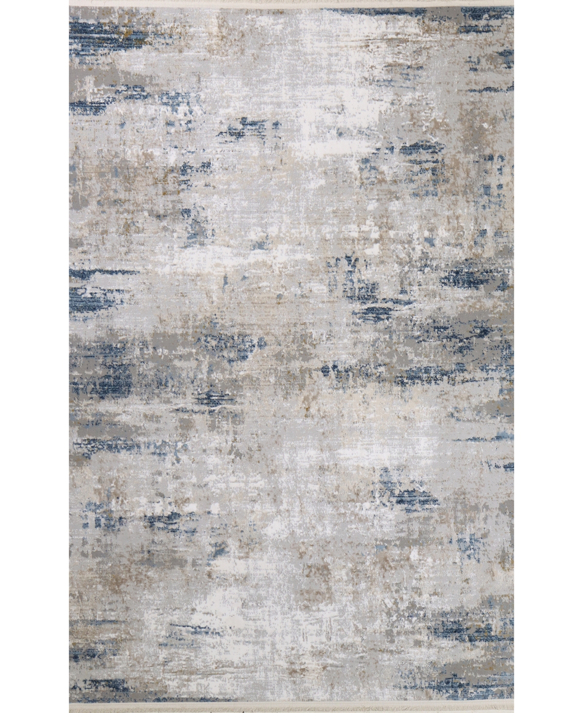 Bb Rugs Hudson HUD304 8'6in x 11'6in Area Rug - Ivory, Blue