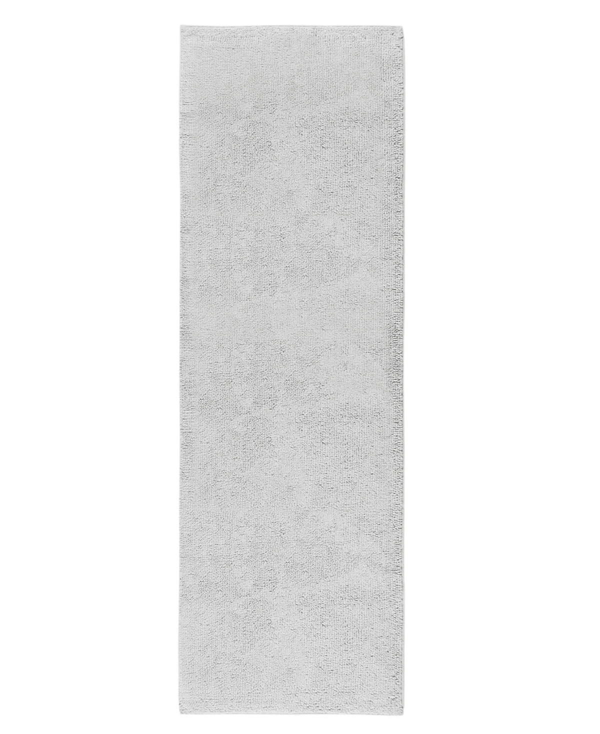 Beautyrest Plume 24" X 72" Feather Touch Reversible Bath Rug In Gray