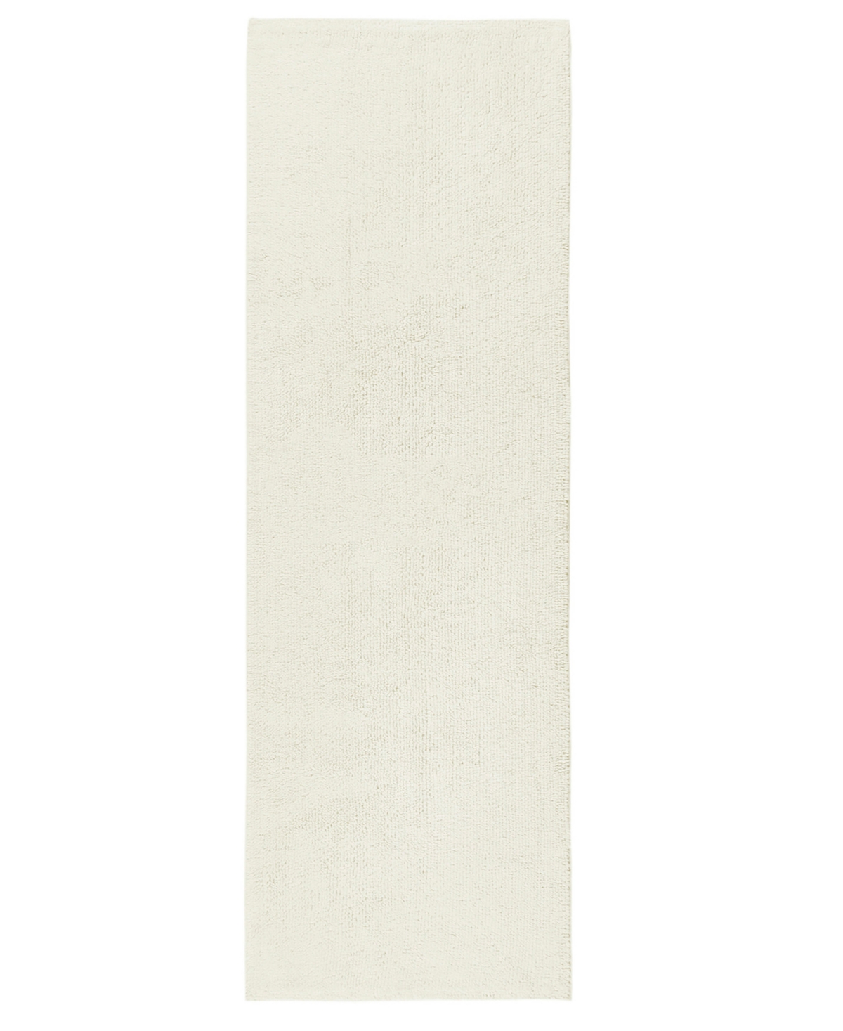 Beautyrest Plume 24" X 72" Feather Touch Reversible Bath Rug In Ivory
