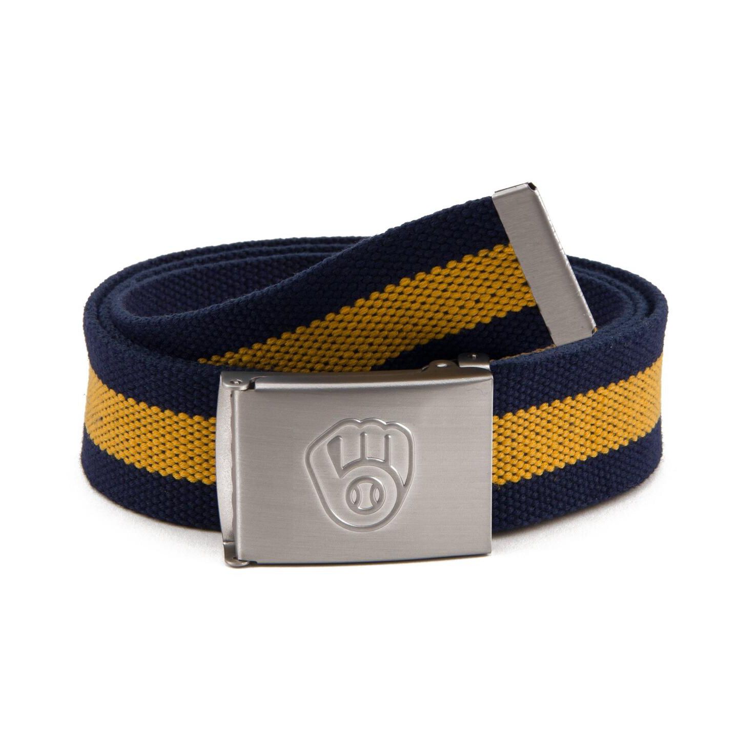 Мужской ремень Eagles Wings Milwaukee Brewers Fabric Belt — фото 1