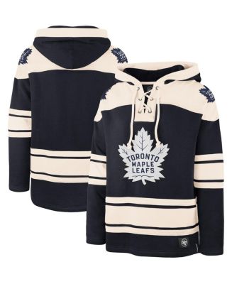 '47 Brand Men's Navy, Cream Toronto Maple Leafs Superior Lacer Pullover ...
