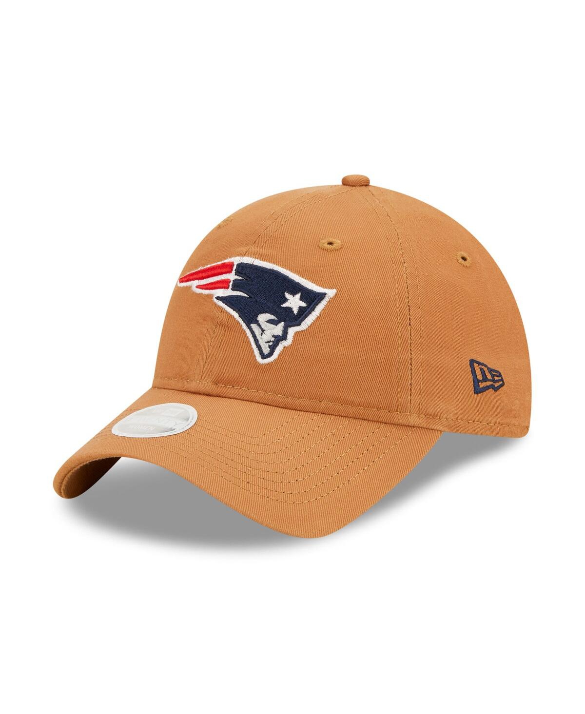 Shop New Era Women's  Brown New England Patriots Core Classic 2.0 9twenty Adjustable Hat