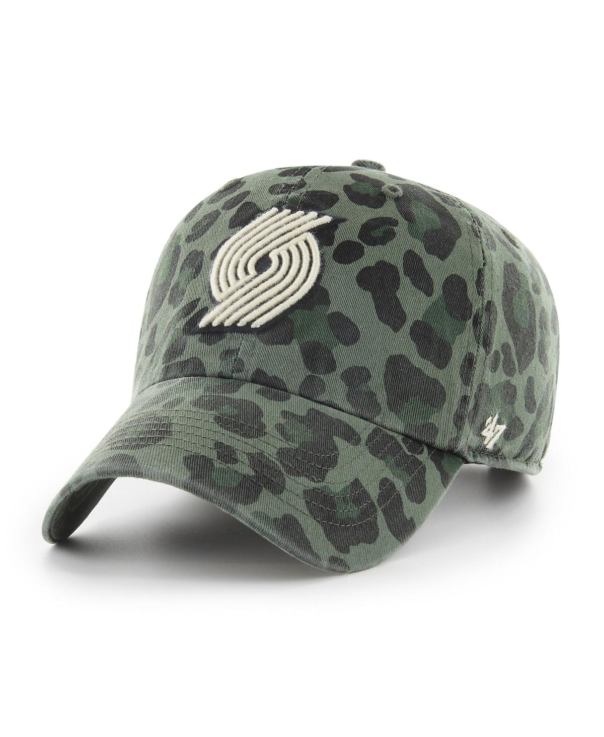 47 Brand Women's ' Green Portland Trail Blazers Bagheera Clean Up Adjustable Hat