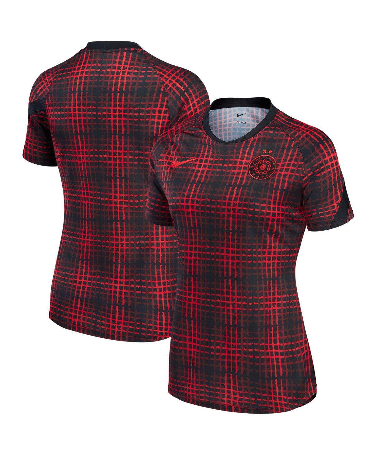 Women's NikePortland Thorns Fc Pre-Match Top - Black