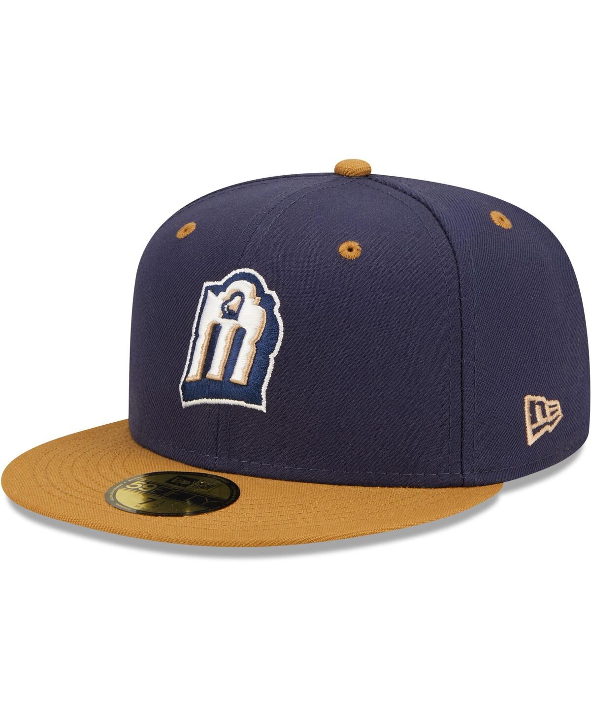 New Era Navy San Antonio Missions Authentic Collection Team Alternate 59fifty Fitted Hat In Navy