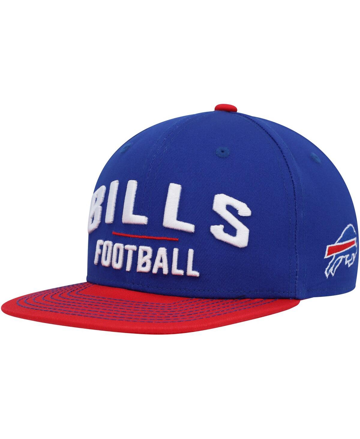 Shop Outerstuff Big Boys And Girls Royal, Red Buffalo Bills Lock Up Snapback Hat In Royal,red