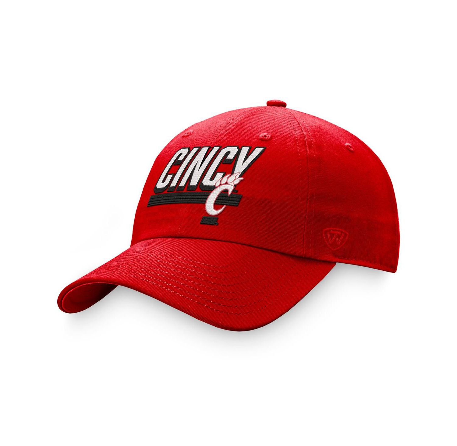 Men's Red Cincinnati Bearcats Slice Adjustable Hat