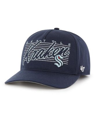 Men's Deep Sea Blue Seattle Kraken Marquee Hitch Snapback Hat