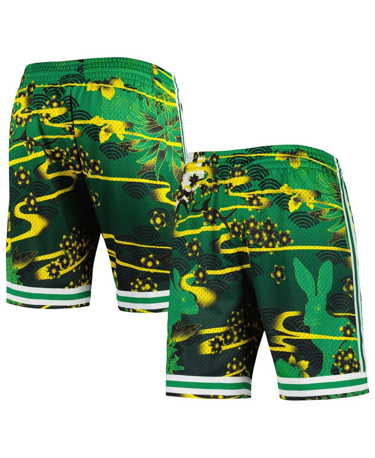 Mitchell & Ness Men's  Kelly Green Boston Celtics Lunar New Year Swingman Shorts In Kelly Green