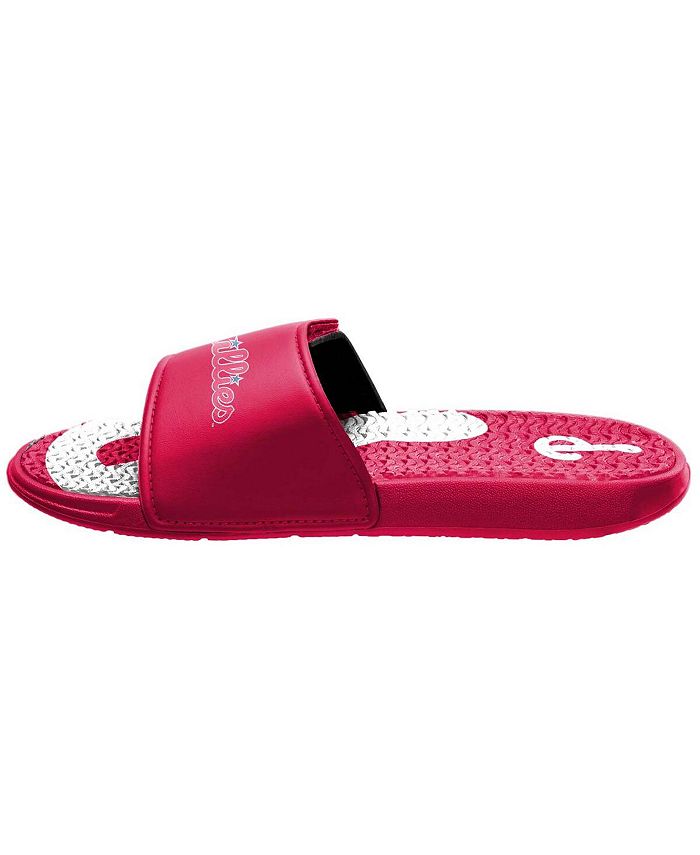 FOCO Ohio State Buckeyes Gradient Wordmark Gel Slides – XL Size – Officially Licensed NCAA Team Sandals