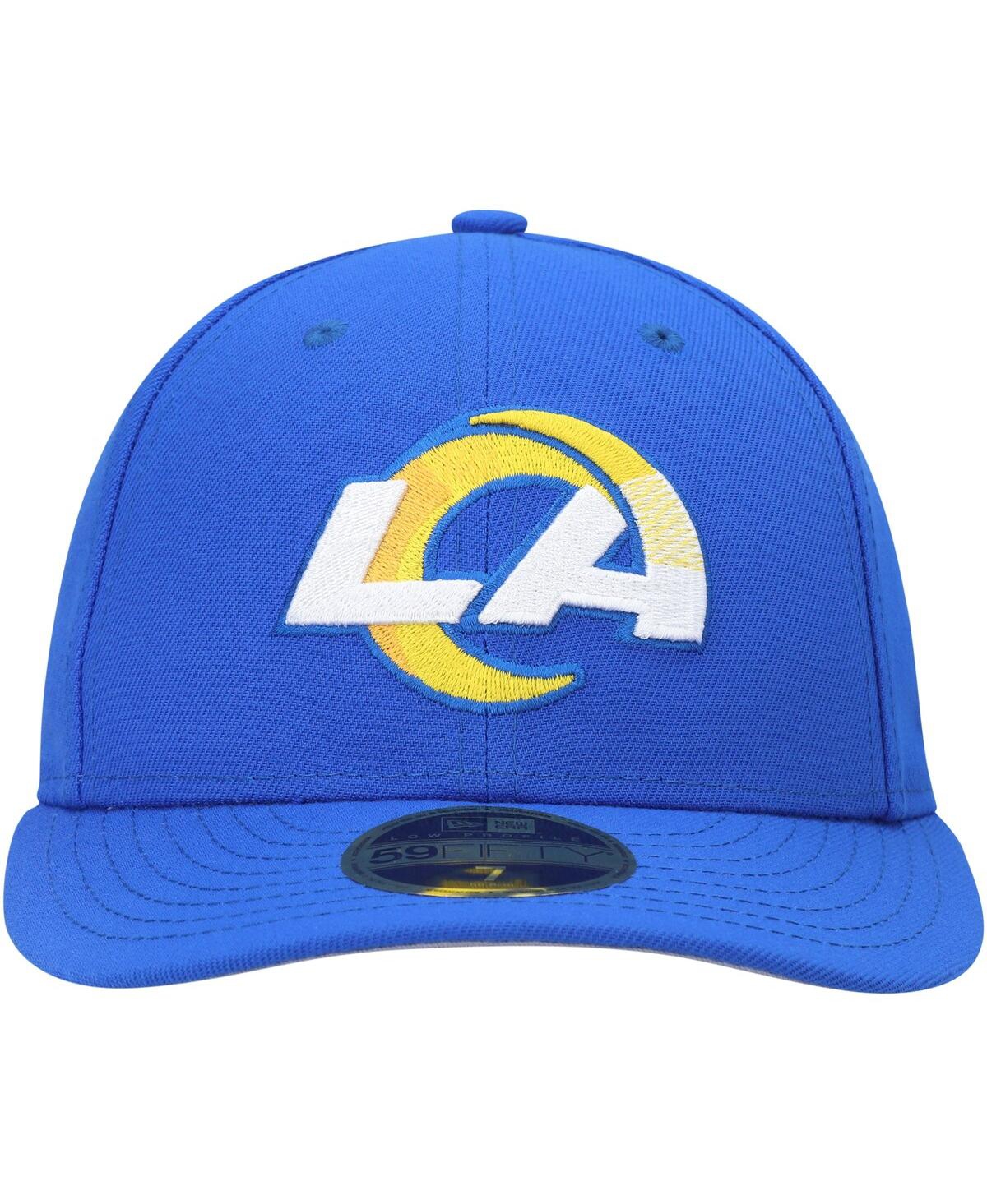 Shop New Era Men's  Royal Los Angeles Rams Omaha Low Profile 59fifty Fitted Hat