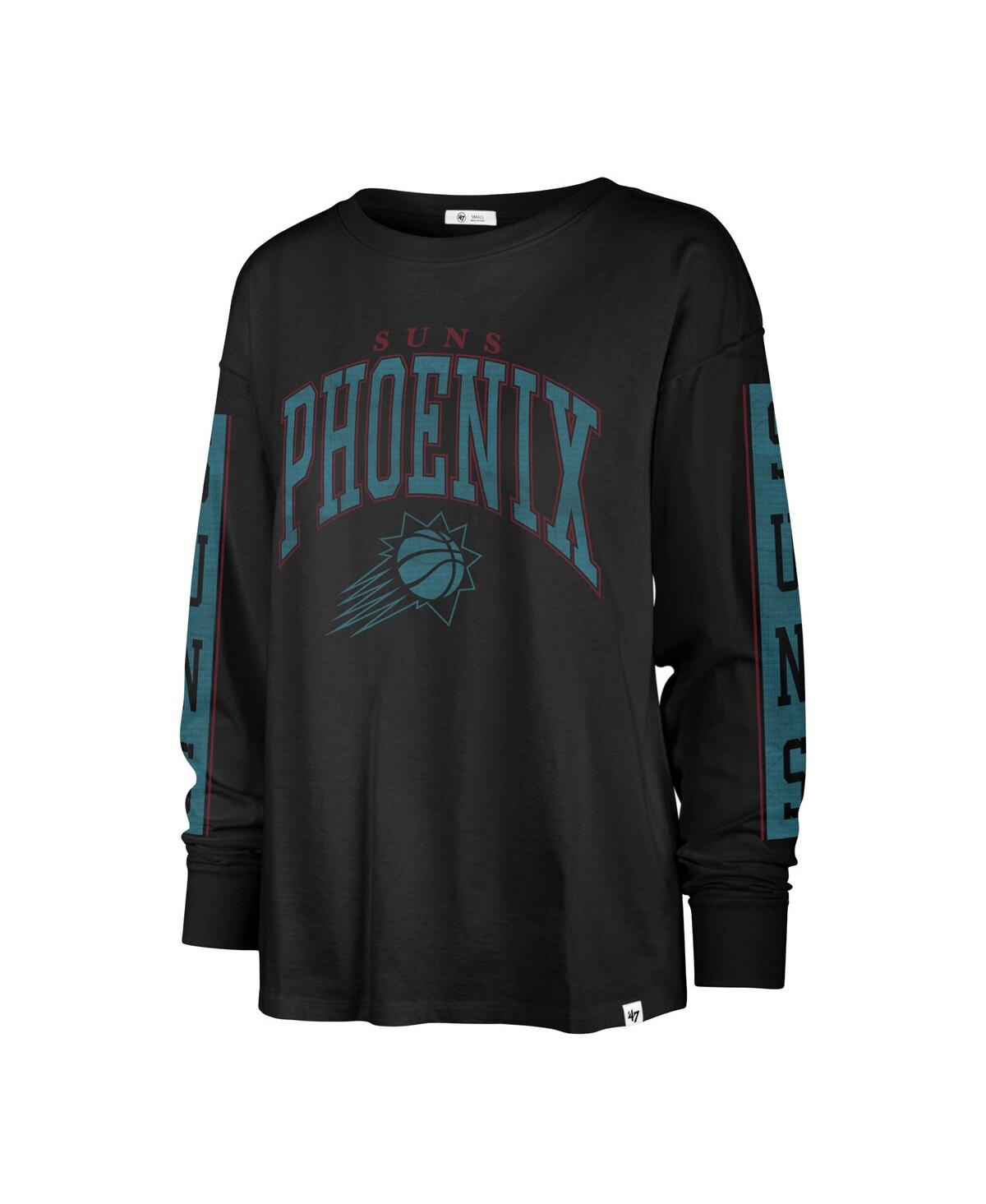 Shop 47 Brand Women's ' Black Phoenix Suns City Edition Soa Long Sleeve T-shirt