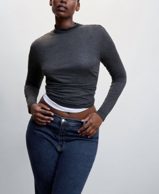 Women's Crop Flared Jeans