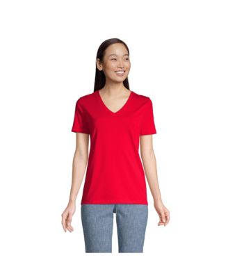 Women's Relaxed Supima Cotton V-Neck T-Shirt