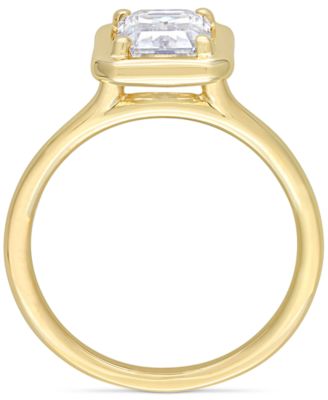 Moissanite Bezel Ring (1-3/4 ct. t.w.) in 10k Gold