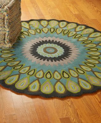 Valentin VLNTA-540 7'9" x 7'9" Round Area Rug